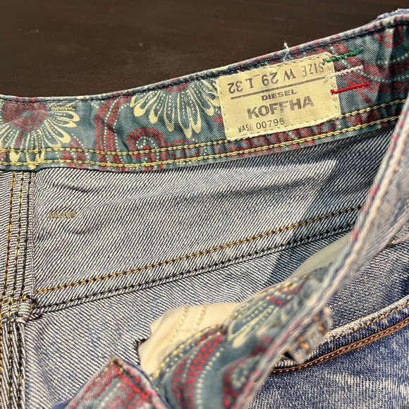 Diesel Koffha Bootcut Button Fly Made in Italy Jeans - Men's Size 29 X 29 - Picture 5 of 14